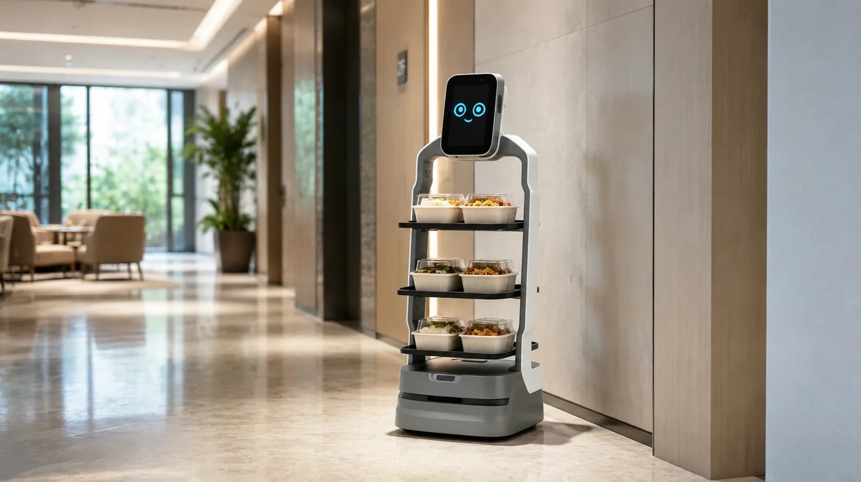 Intelligent Service Robots for Hotels, Restaurants & Commercial Spaces 1
